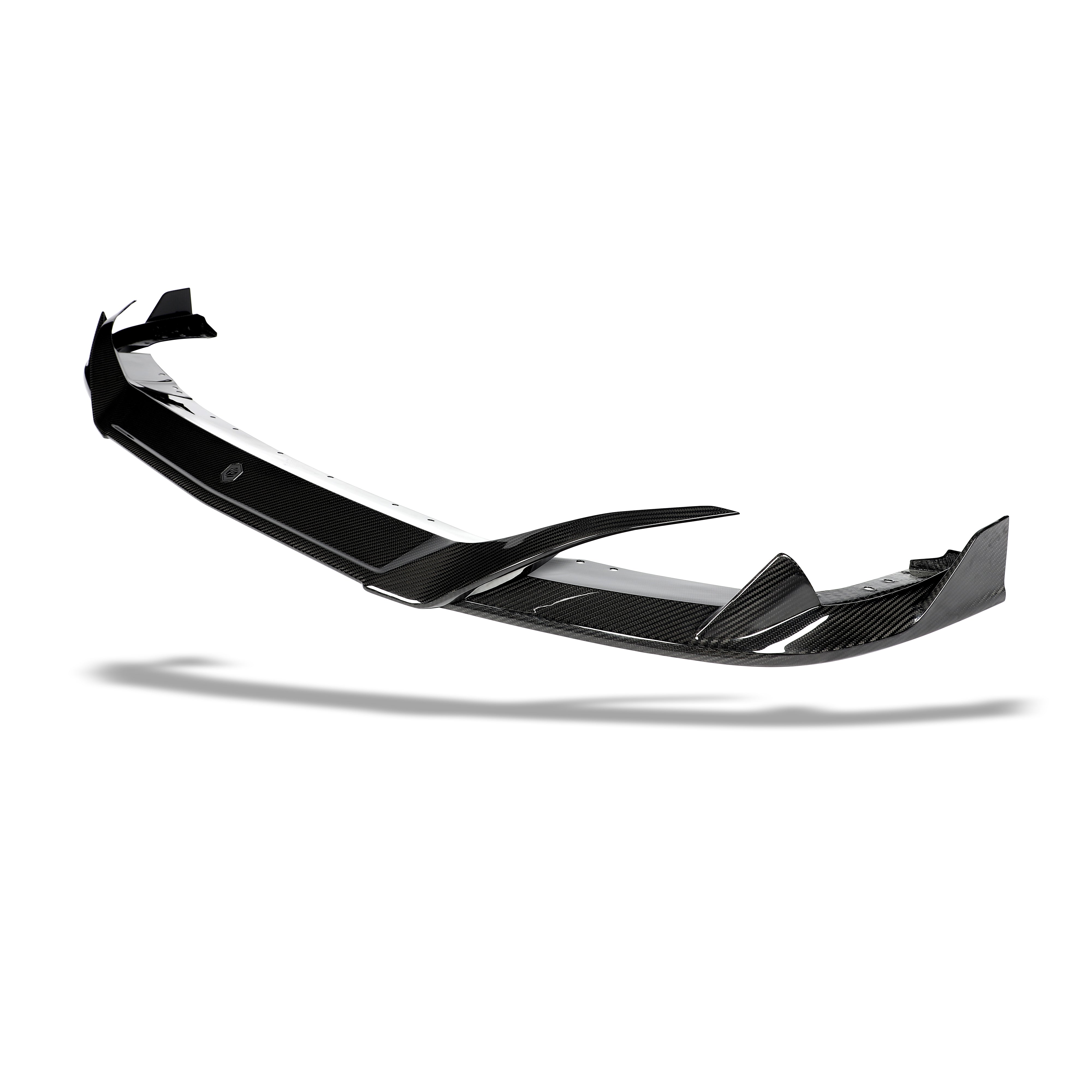 RevoZport Carbon Fiber Front Lip Compatible With BMW X5M F95 PRE LCI