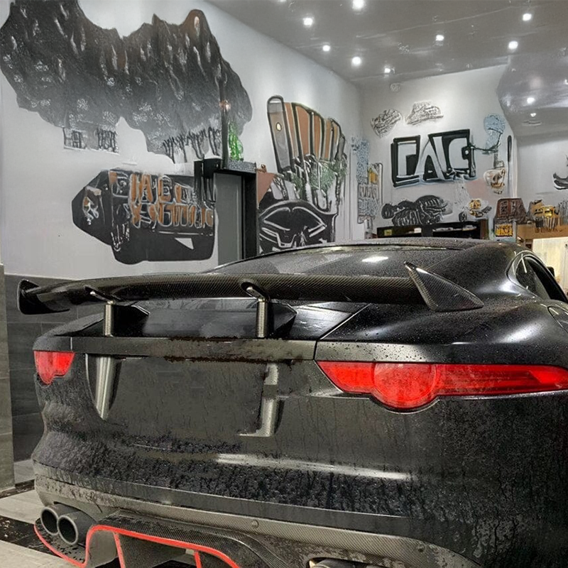 Jaguar F-Type (X152) SVR Style Carbon Fibre Rear Wing Spoiler - Twenty Two Tuning Rear Spoiler