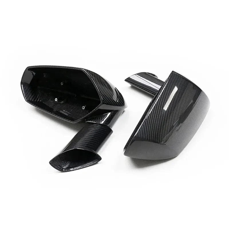 Lamborghini Aventador Replacement Carbon Fibre Mirror Cover Housing - Twenty Two Tuning Mirror Covers