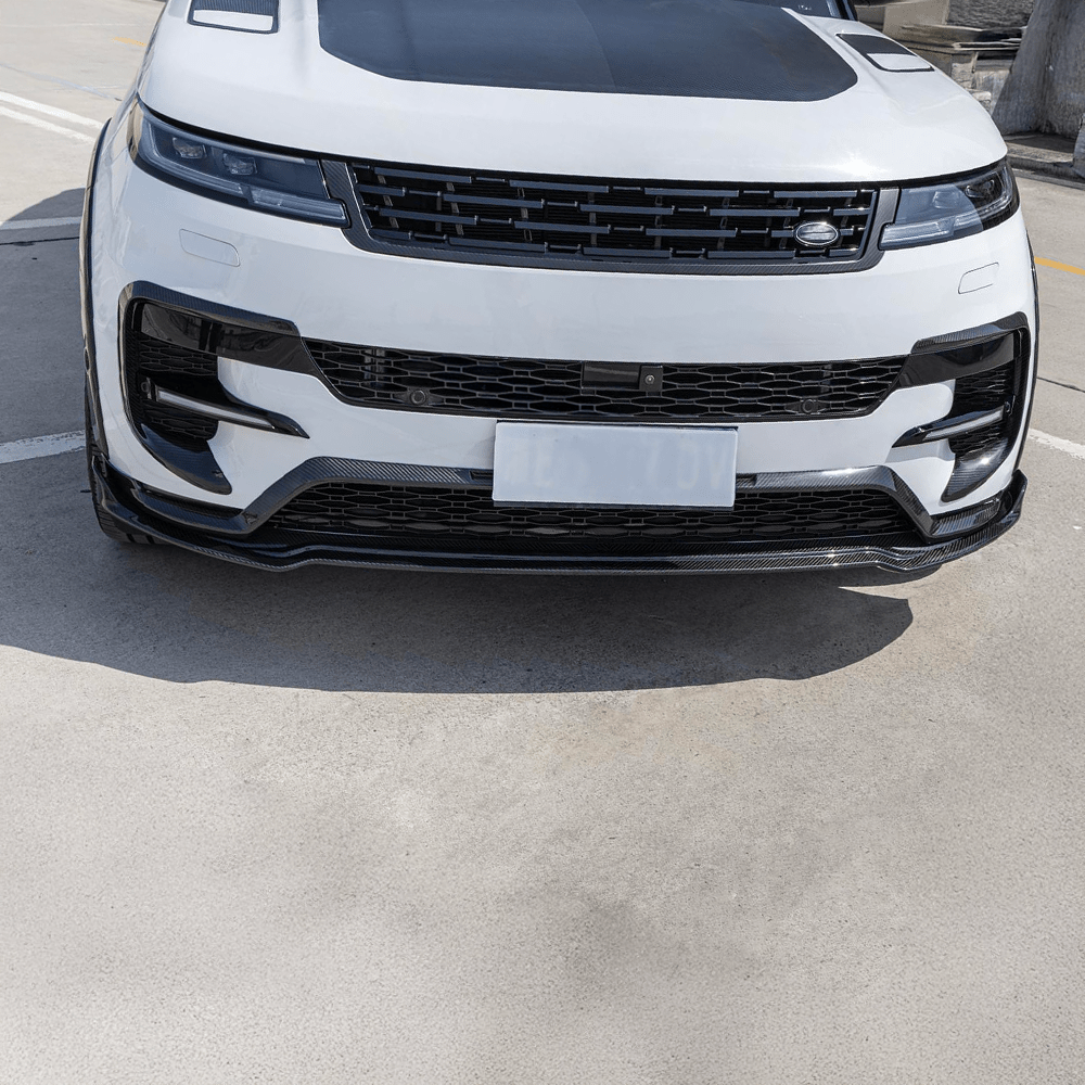 Land Rover Range Rover Sport (L461) TT Carbon Fiber Front Vent Trim - Twenty Two Tuning Front Canards/Bumper Inserts