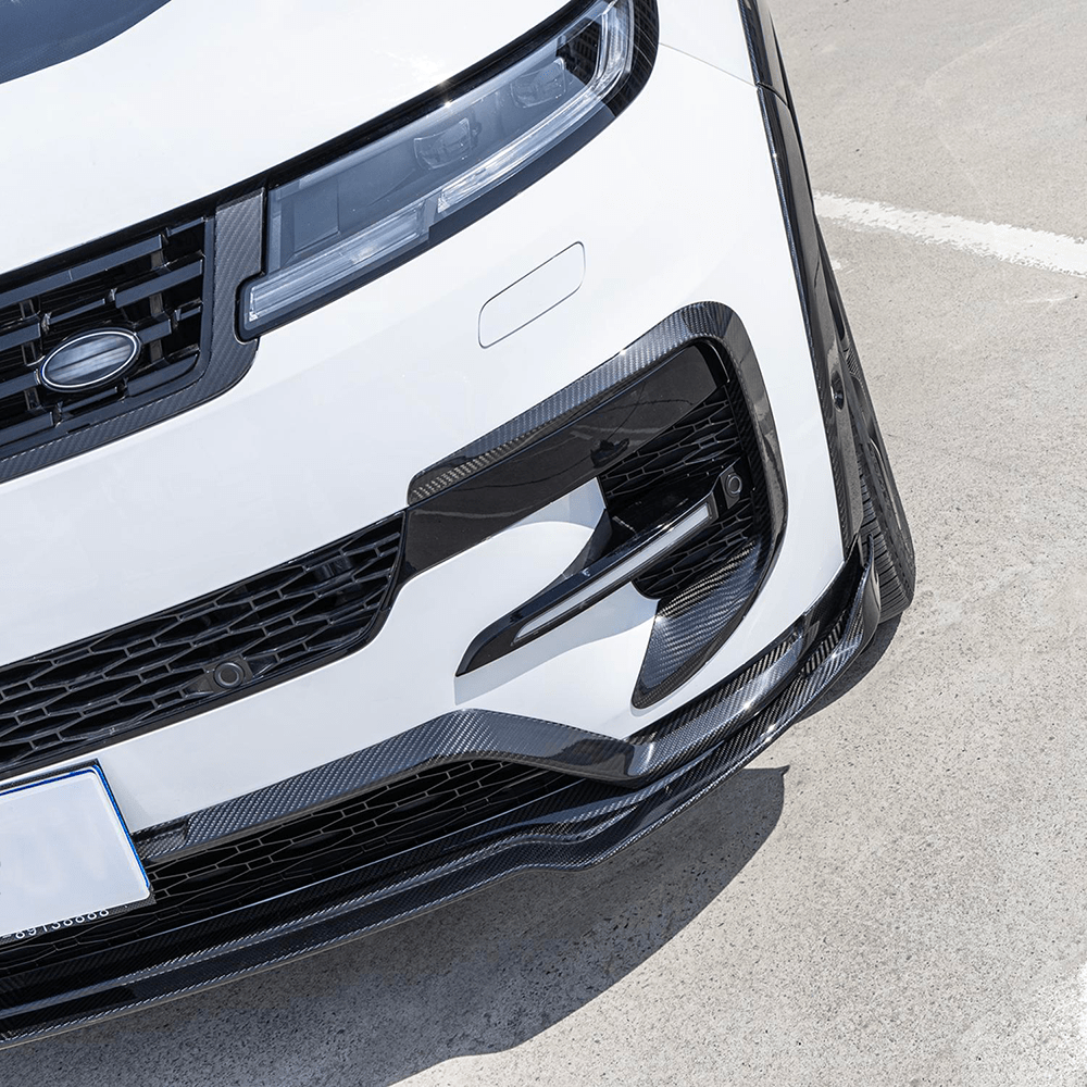 Land Rover Range Rover Sport (L461) TT Carbon Fiber Front Vent Trim - Twenty Two Tuning Front Canards/Bumper Inserts