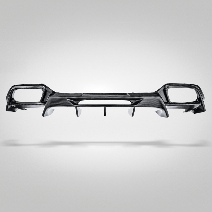 Mercedes Benz AMG GT S (C190/R190) Renntech Style Carbon Fibre Rear Diffuser - Twenty Two Tuning Rear Diffuser