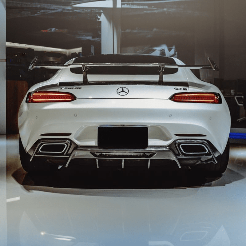 Mercedes Benz AMG GT S (C190/R190) Renntech Style Carbon Fibre Rear Wing Spoiler - Twenty Two Tuning Rear Spoiler