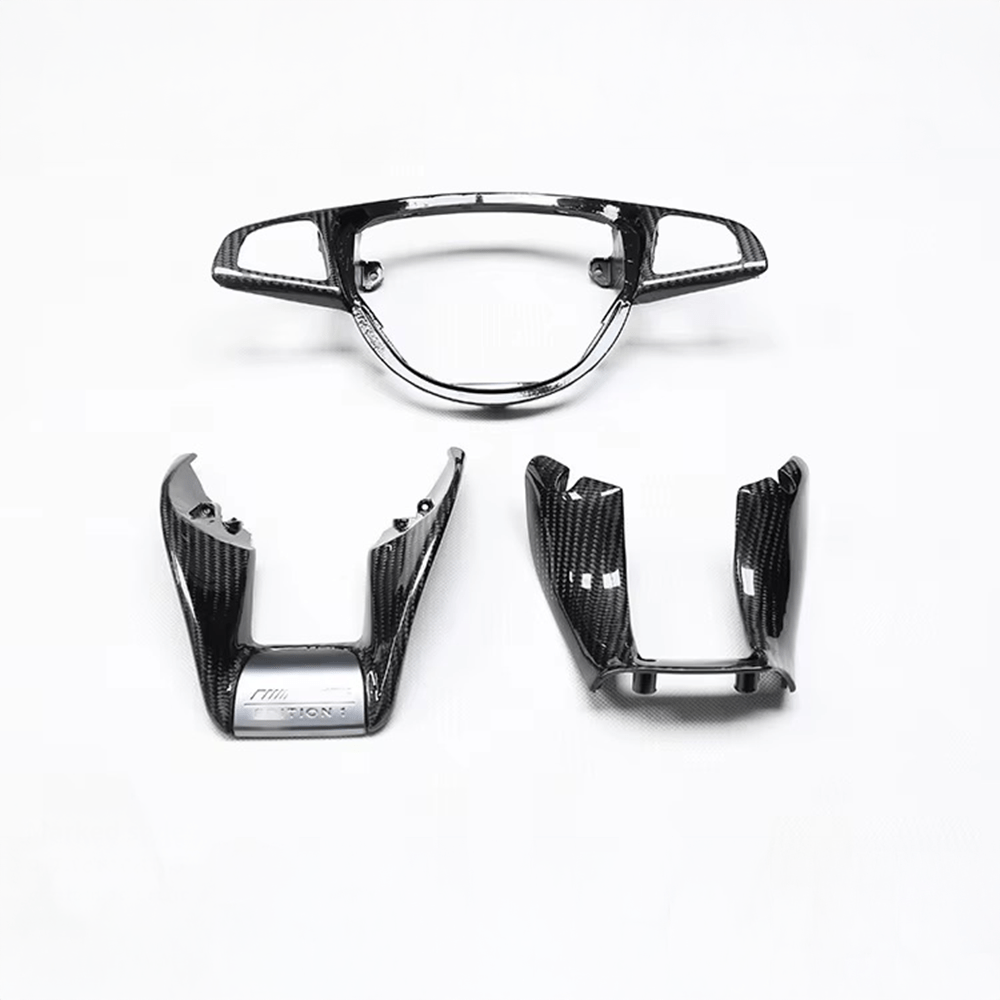 Mercedes Benz AMG Performance Carbon Fibre Steering Wheel Trim - Twenty Two Tuning Interior Parts & Accessories