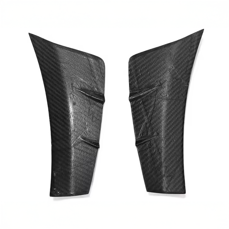 Mercedes Benz C-Class/C43 AMG Style Carbon Fibre Vent Trim (W205/C205/S205/A205) - Twenty Two Tuning Front Canards/Bumper Inserts