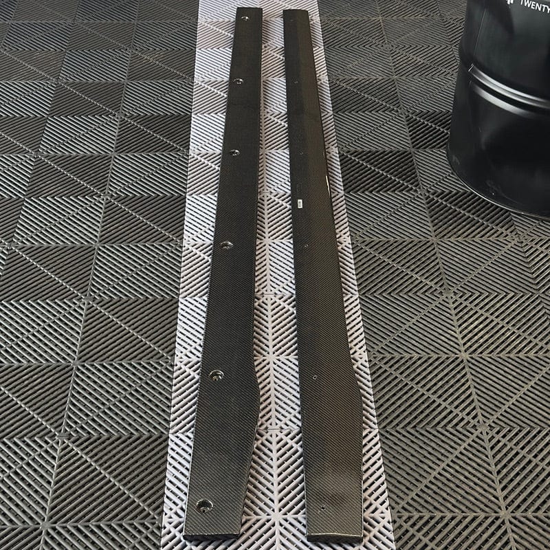 Mercedes Benz C-Class/C43 (C205) Future Design Style Carbon Fibre Side Skirts - Twenty Two Tuning Side Skirts