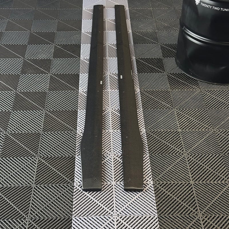 Mercedes Benz C-Class/C43 (C205) Future Design Style Carbon Fibre Side Skirts - Twenty Two Tuning Side Skirts