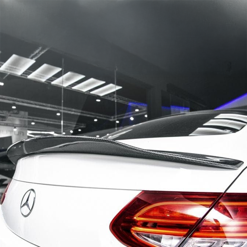 Mercedes Benz C-Class/C43/C63 (C205) PSM Style Carbon Fibre Rear Spoiler - Twenty Two Tuning Trunk & Rear