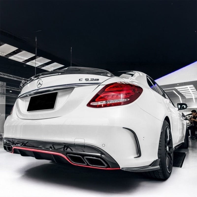 Mercedes Benz C-Class/C43/C63 (W205) Future Design Style Carbon Fiber Rear Spoiler - Twenty Two Tuning Rear Spoiler