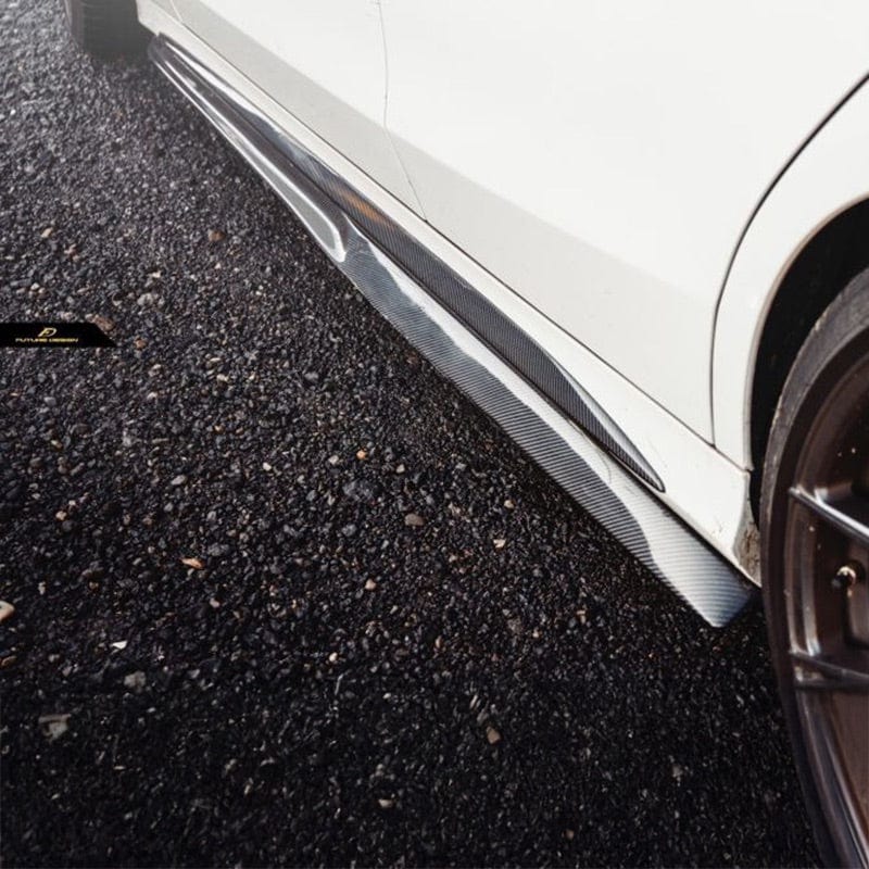 Mercedes Benz C-Class/C43/C63 (W205/S205) PSM Dynamic Carbon Fibre Side Skirts - PSM Dynamic Side Skirts