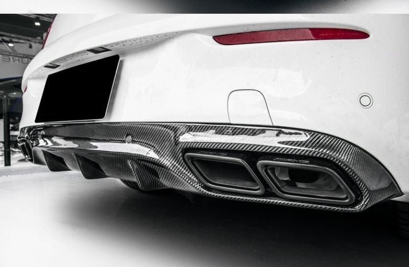 Mercedes Benz C43 (A205/C205) Future Design Style Carbon Fibre Rear Diffuser - Twenty Two Tuning Rear Diffuser