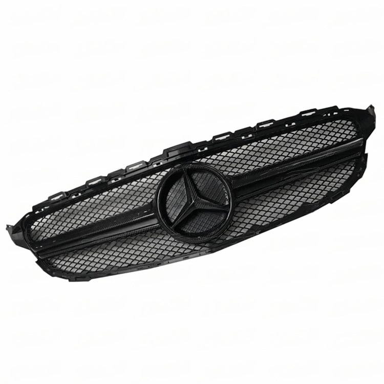 Mercedes Benz C43 (C205) C63 Style Carbon fibre Front Grille - Twenty Two Tuning Front Grille