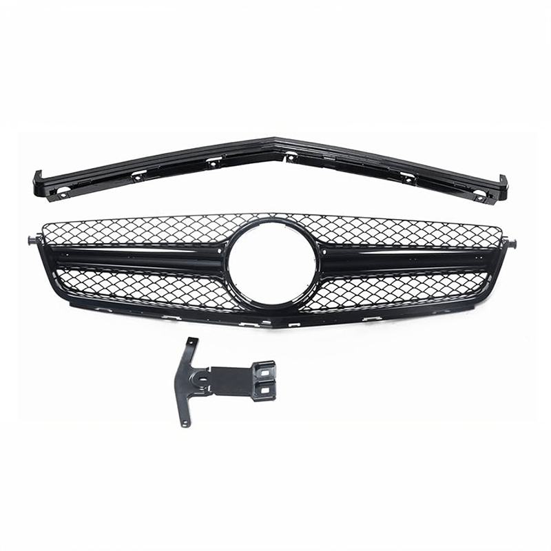 Mercedes Benz C63 (C204/W204) OEM+ Gloss Black Front Grille - Twenty Two Tuning Front Grille