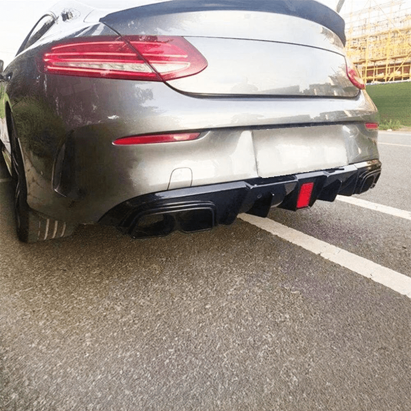 Mercedes Benz C63 (C205/A205) BRABUS Style Carbon Fibre Rear Diffuser - Twenty Two Tuning Rear Diffuser