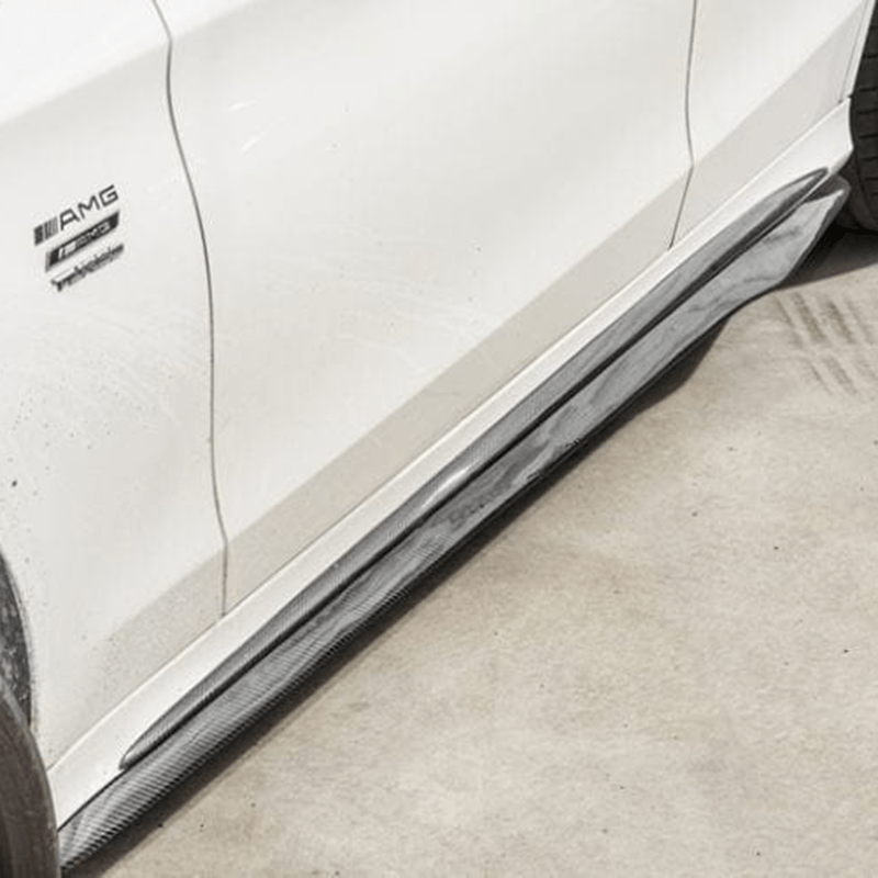 Mercedes Benz C63 (C205/A205) Future Design Style Carbon Fibre Side Skirts - Twenty Two Tuning Side Skirts