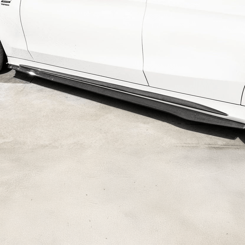 Mercedes Benz C63 (C205/A205) Future Design Style Carbon Fibre Side Skirts - Twenty Two Tuning Side Skirts