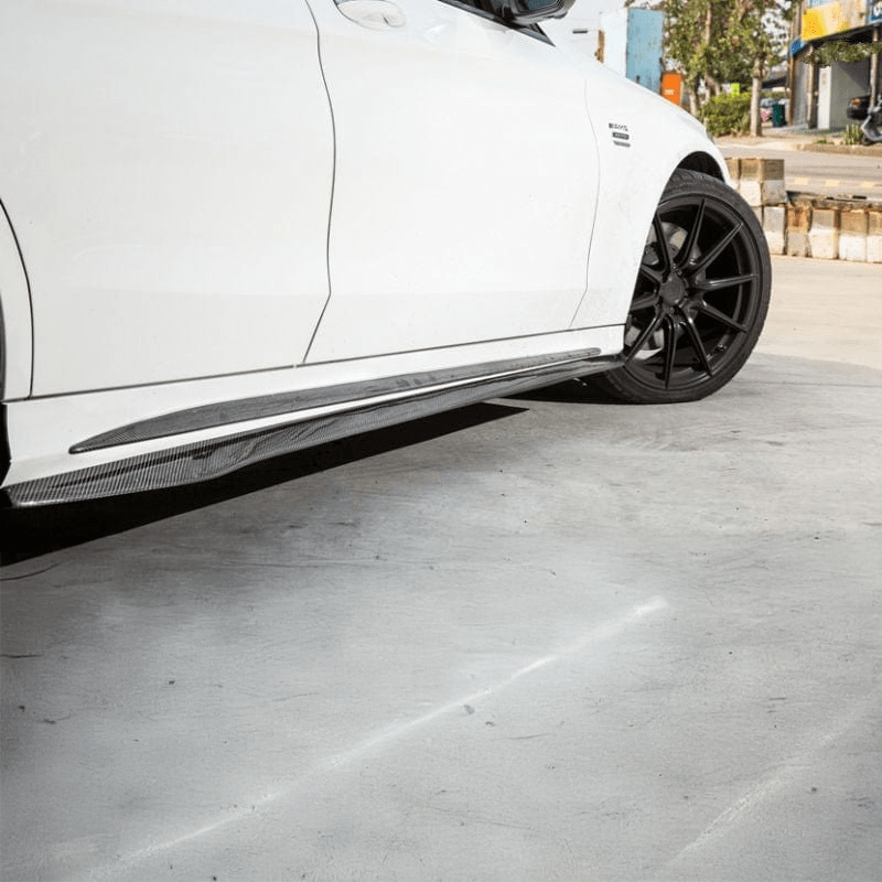 Mercedes Benz C63 (C205/A205) Future Design Style Carbon Fibre Side Skirts - Twenty Two Tuning Side Skirts