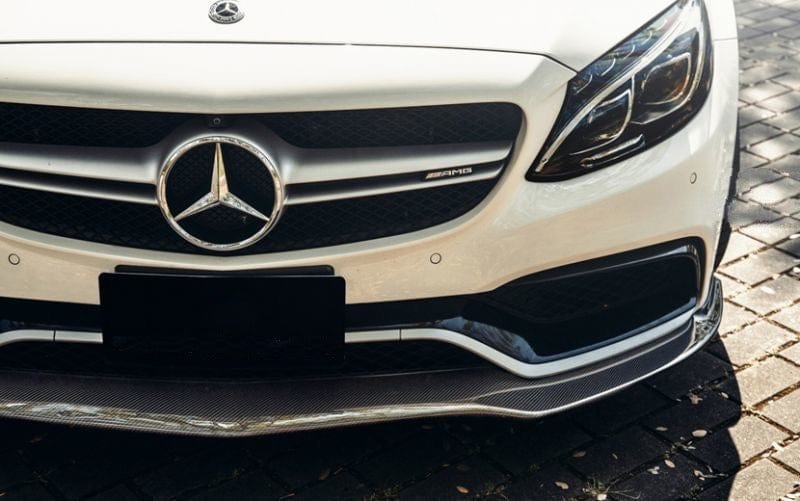 Mercedes Benz C63 (C205/A205) PSM Style Carbon Fibre Front Lip Spoiler - Future Design Front Lip