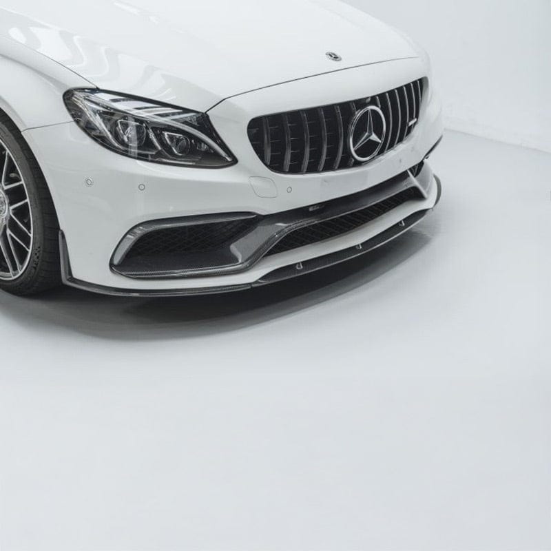 フェイスリフト用縦スラットGTデザイン フロントグリル（Mercedes C63