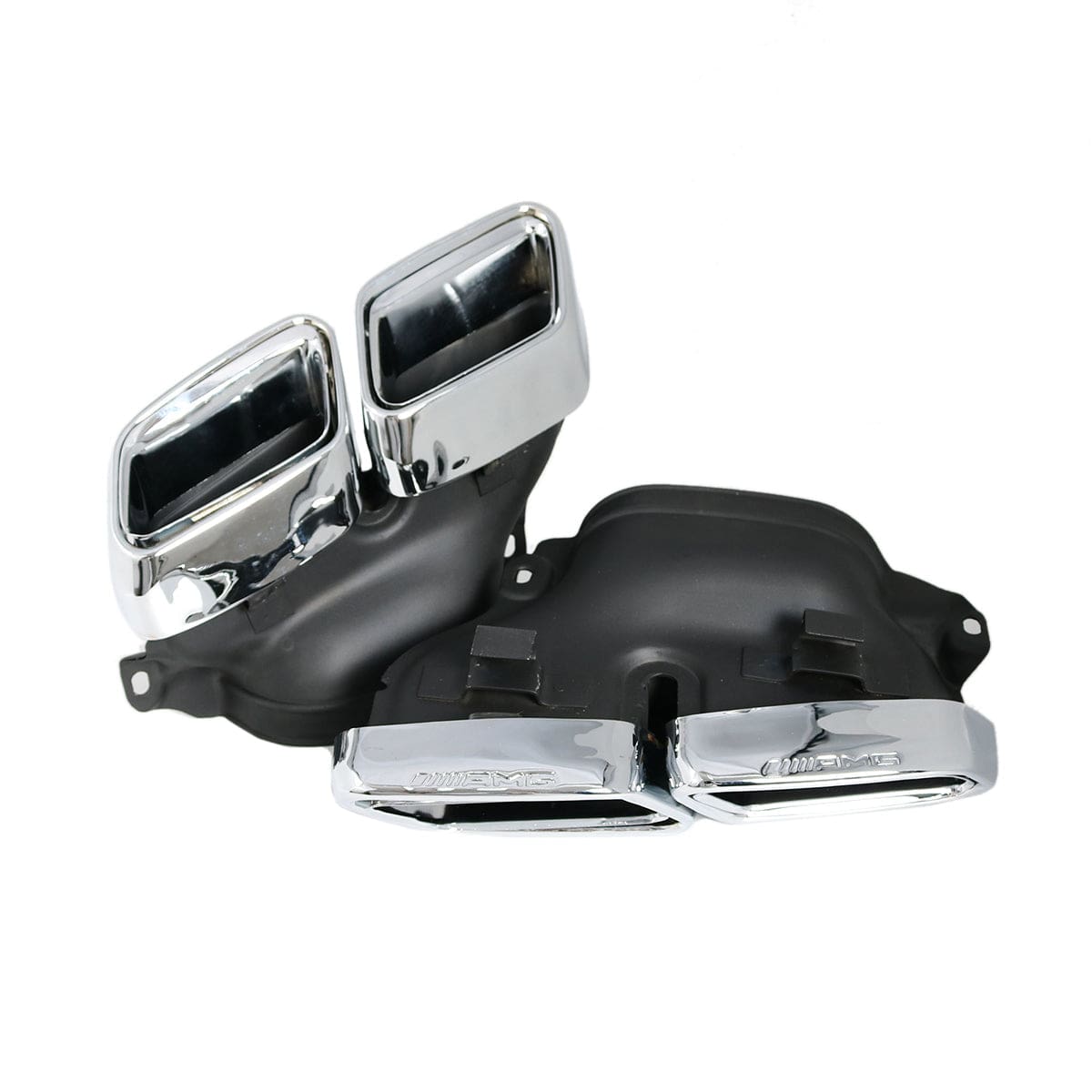 Mercedes Benz C63 OEM+ Stainless Steel Exhaust Tips (W205/C205/A205/S205) - Twenty Two Tuning Exhaust Tips