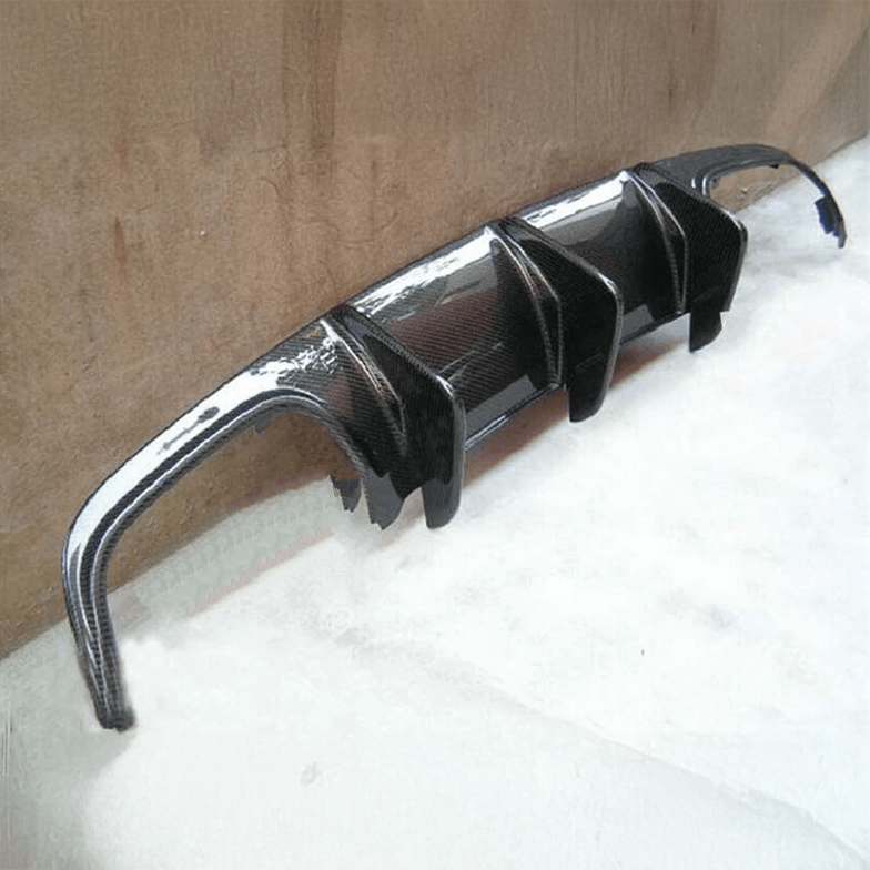 Mercedes Benz C63 (W204) Pre-Facelift Big Fin Style Carbon Fibre Rear Diffuser - Twenty Two Tuning Rear Diffuser