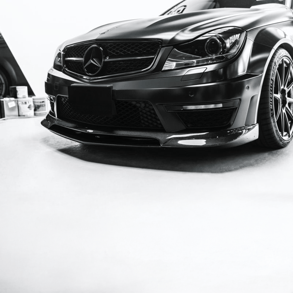 Mercedes Benz C63 (W204/S204/C204) Facelift REVOZPORT Style Carbon Fibre Front Lip - Twenty Two Tuning Front Lip