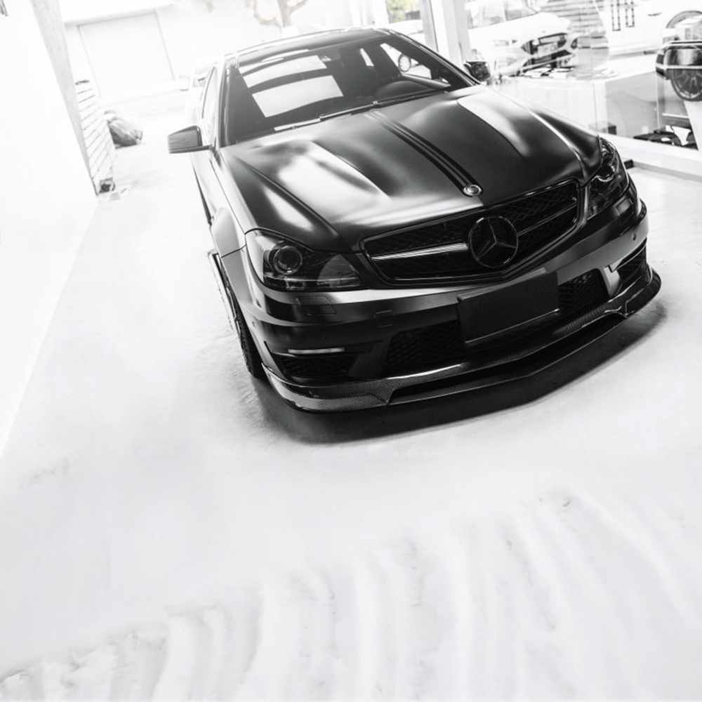 Mercedes Benz C63 (W204/S204/C204) Facelift REVOZPORT Style Carbon Fibre Front Lip - Twenty Two Tuning Front Lip