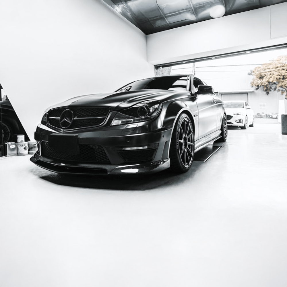 Mercedes Benz C63 (W204/S204/C204) Facelift REVOZPORT Style Carbon Fibre Front Lip - Twenty Two Tuning Front Lip