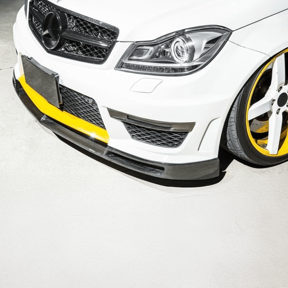 Mercedes Benz C63 (W204/S204/C204) Facelift VS Style Carbon Fibre Front Lip - Twenty Two Tuning Front Lip