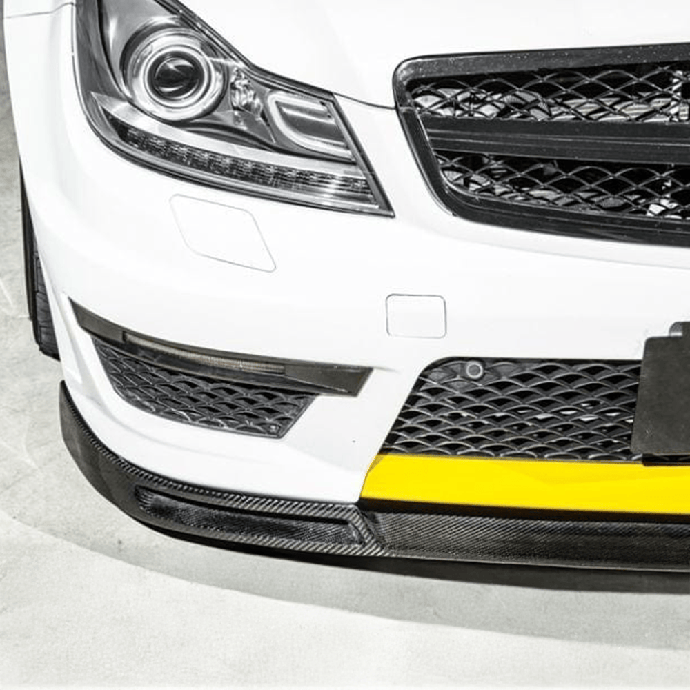 Mercedes Benz C63 (W204/S204/C204) Facelift VS Style Carbon Fibre Front Lip - Twenty Two Tuning Front Lip