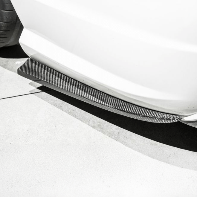 Mercedes Benz C63 (W204/S204) FL RIA Style Rear Bumper Canards - Twenty Two Tuning Rear Canards