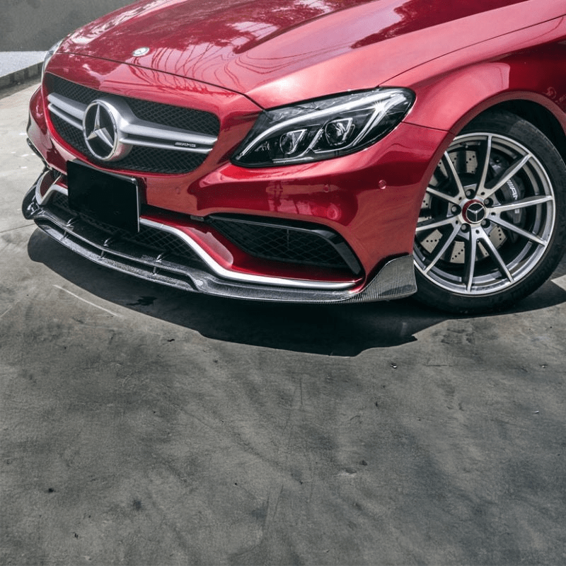 Mercedes Benz C63 (W205/S205) BRABUS Style Carbon Fibre Front Lip - Twenty Two Tuning Front Lip