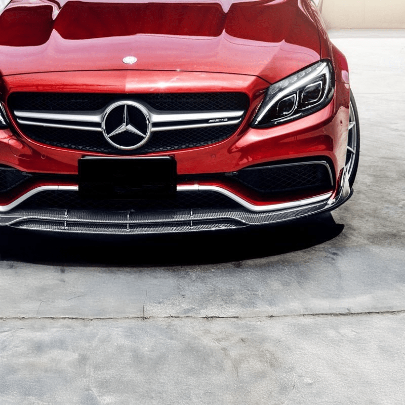 Mercedes Benz C63 (W205/S205) BRABUS Style Carbon Fibre Front Lip - Twenty Two Tuning Front Lip