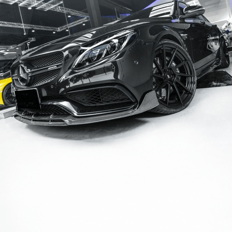 Mercedes Benz C63 (W205/S205) BRABUS Style Carbon Fibre Front Lip - Twenty Two Tuning Front Lip