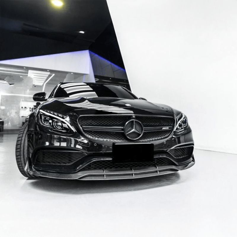 Mercedes Benz C63 (W205/S205) BRABUS Style Carbon Fibre Front Lip - Twenty Two Tuning Front Lip