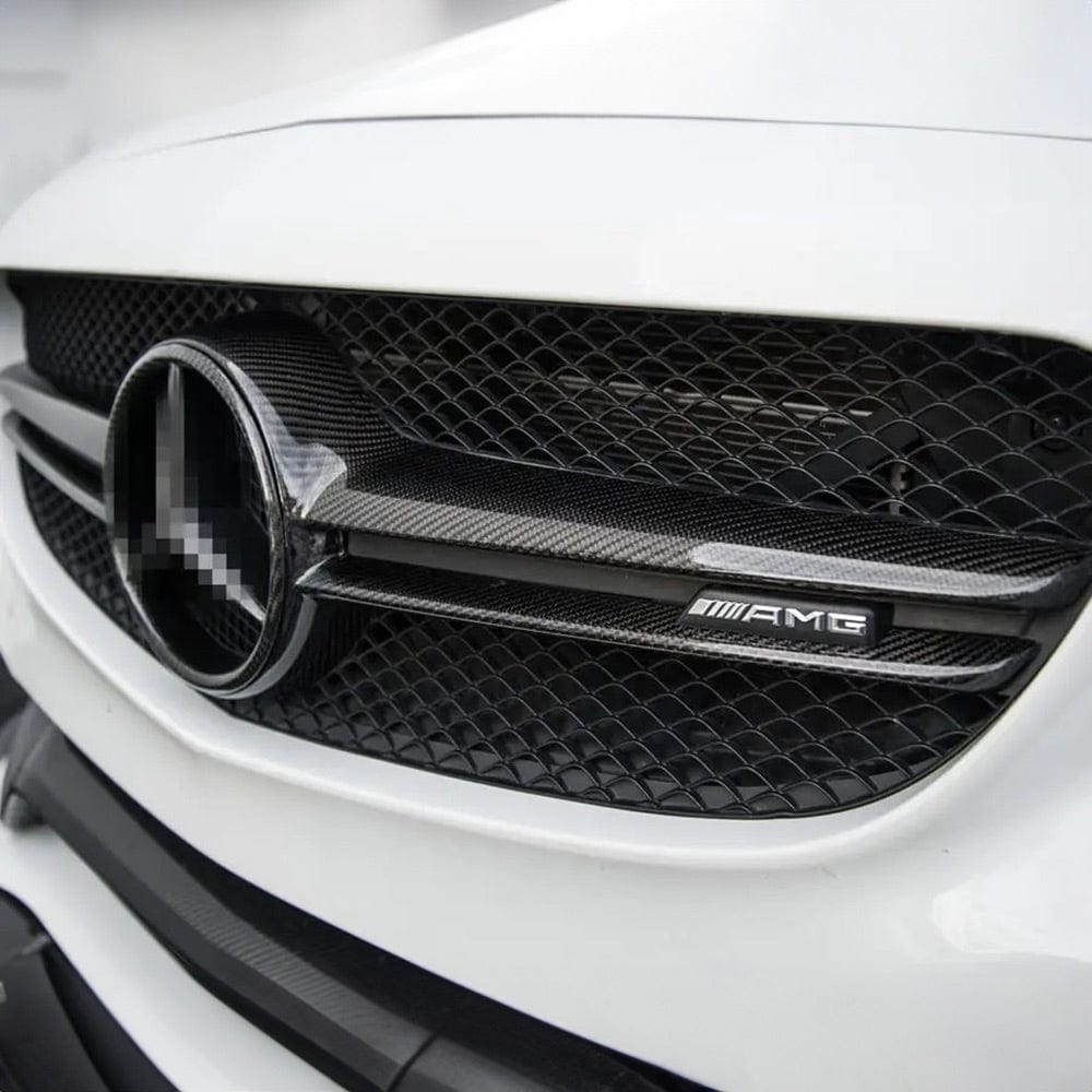 Mercedes Benz C63 (W205/S205) OEM+ Carbon Fibre Front Grille Trim - Twenty Two Tuning Front Grille