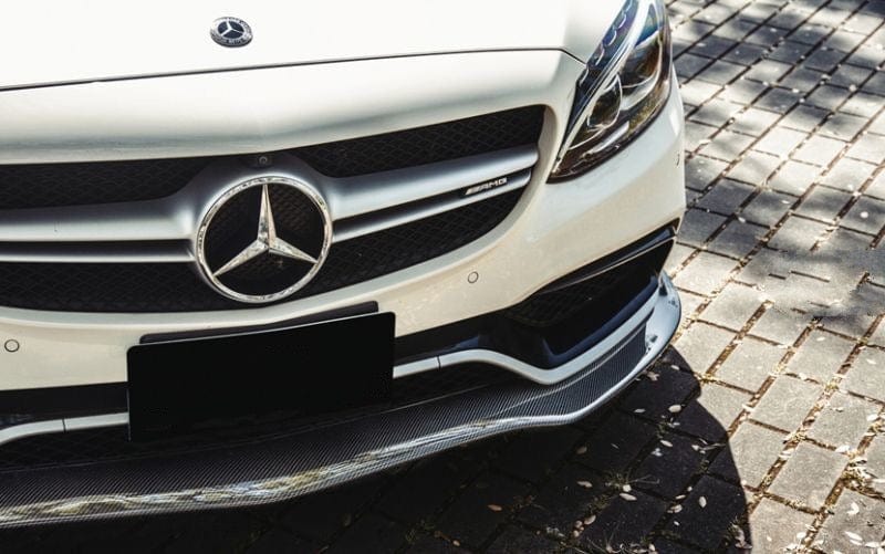 Mercedes Benz C63 (W205/S205) PSM Style Carbon Fibre Front Lip Spoiler - Future Design Front Lip