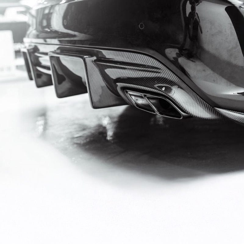 Mercedes Benz CLA-Class/CLA45 (W117/C117) Future Design Style Carbon Fibre Rear Diffuser - Twenty Two Tuning Rear Diffuser
