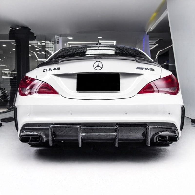 Mercedes Benz CLA-Class/CLA45 (W117/C117) Future Design Style Carbon Fibre Rear Diffuser - Twenty Two Tuning Rear Diffuser