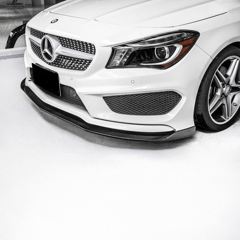 Mercedes Benz CLA-Class/CLA45 (W117/C117) REVOZPORT Style Carbon Fiber Front Lip - Twenty Two Tuning Front Lip