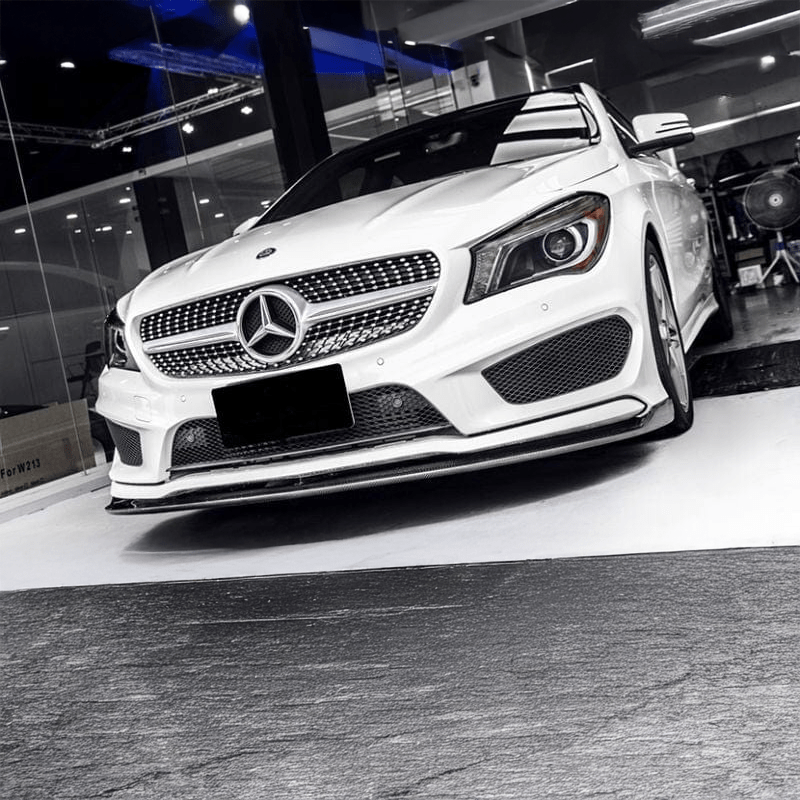 Mercedes Benz CLA-Class/CLA45 (W117/C117) REVOZPORT Style Carbon Fiber Front Lip - Twenty Two Tuning Front Lip