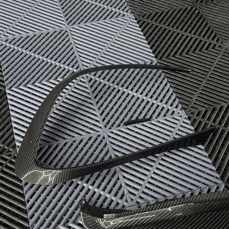 Mercedes Benz CLA-Class (W117/C117) AMG Style Front Lip Spoiler - Twenty Two Tuning Front Canards/Bumper Inserts