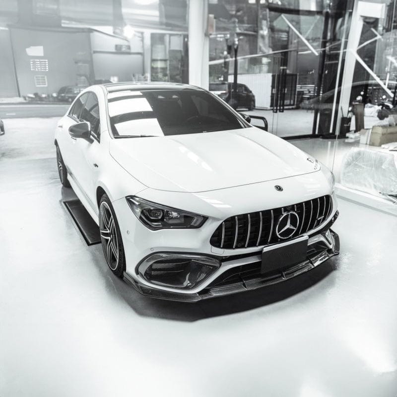 Mercedes Benz CLA45 (W118/C118) Future Design Style Carbon Fibre Front Lip - Twenty Two Tuning Front Lip