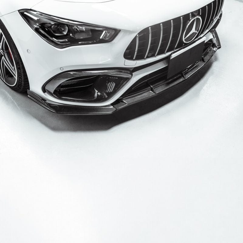 Mercedes Benz CLA45 (W118/C118) Future Design Style Carbon Fibre Front Lip - Twenty Two Tuning Front Lip