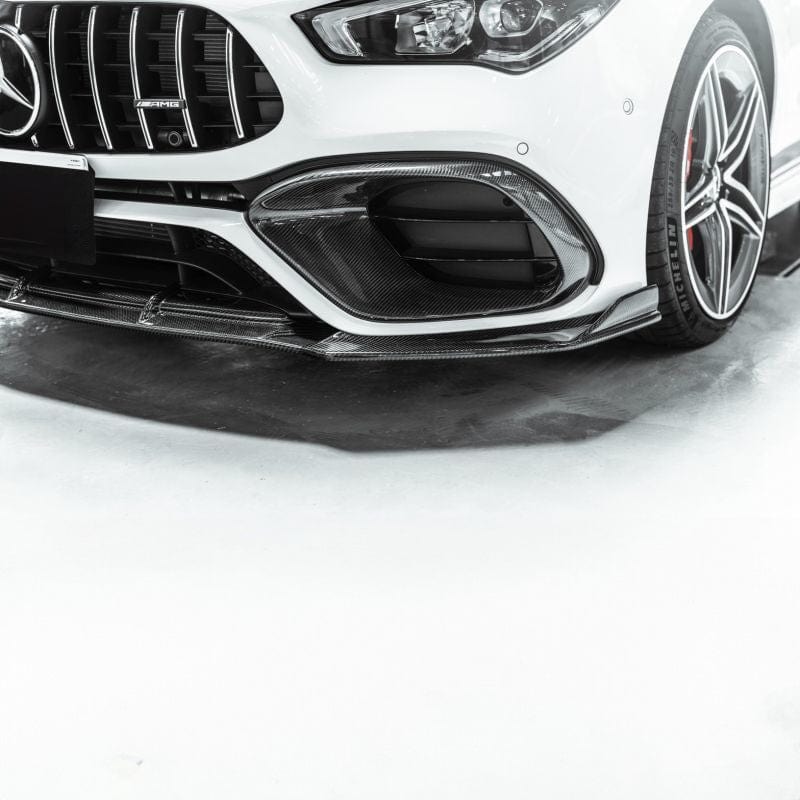 Mercedes Benz CLA45 (W118/C118) Future Design Style Carbon Fibre Front Lip - Twenty Two Tuning Front Lip