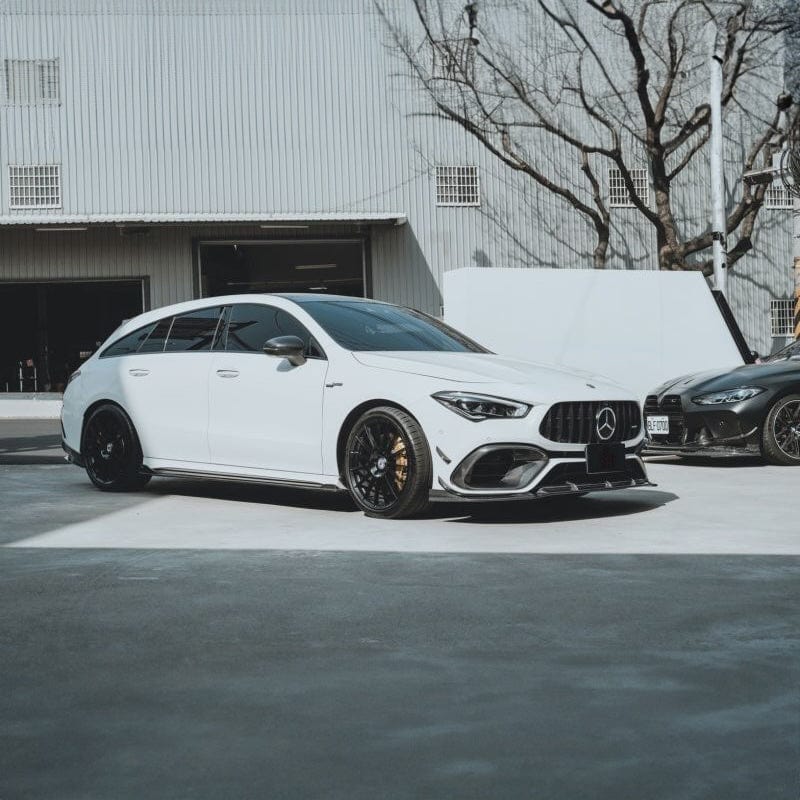 Mercedes Benz CLA45 (W118/C118) Future Design Style Carbon Fibre Front Lip - Twenty Two Tuning Front Lip