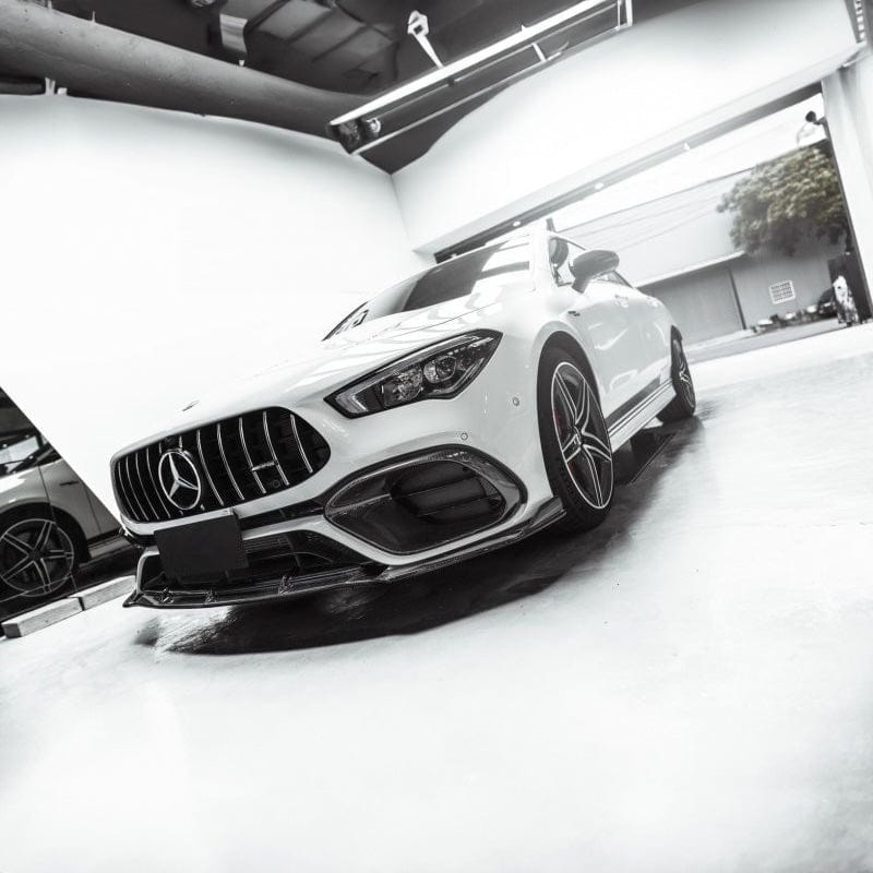 Mercedes Benz CLA45 (W118/C118) Future Design Style Carbon Fibre Front Lip - Twenty Two Tuning Front Lip