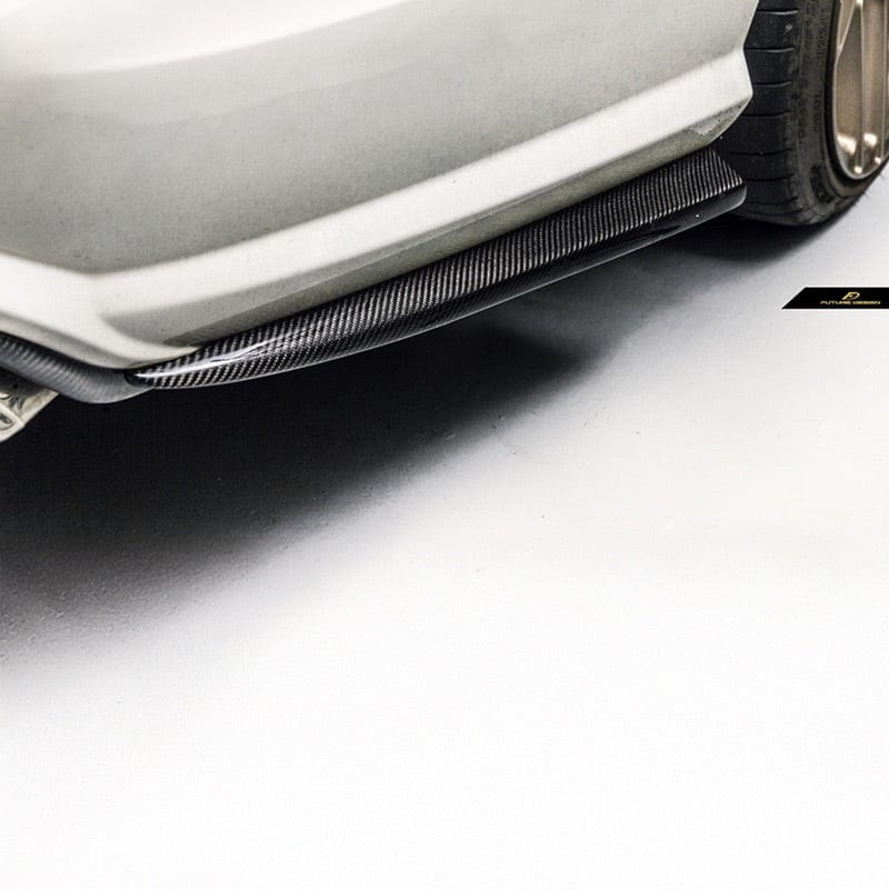 Mercedes Benz CLS-Class/CLS63 (W218) RIA Style Carbon Fiber Rear Bumper Canards - Future Design Rear Canards