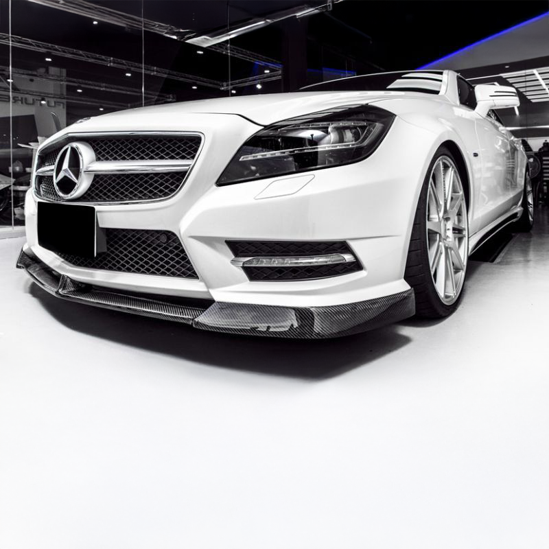 Mercedes Benz CLS-Class (W218) Future Design Style Carbon Fibre Front Lip Spoiler - Twenty Two Tuning Front Lip