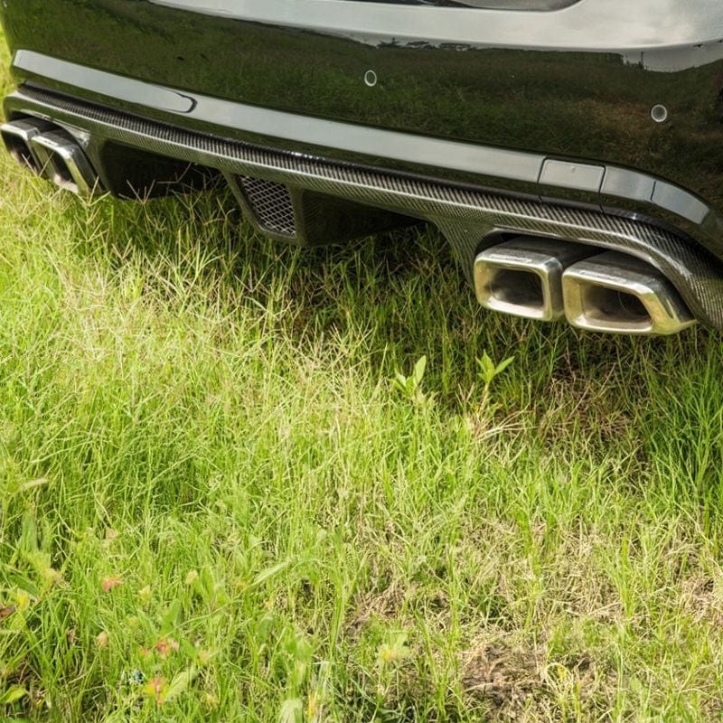 Mercedes Benz E-Class (C207/A207) PIECHA Style Carbon Fibre Rear Diffuser - Twenty Two Tuning Rear Diffuser